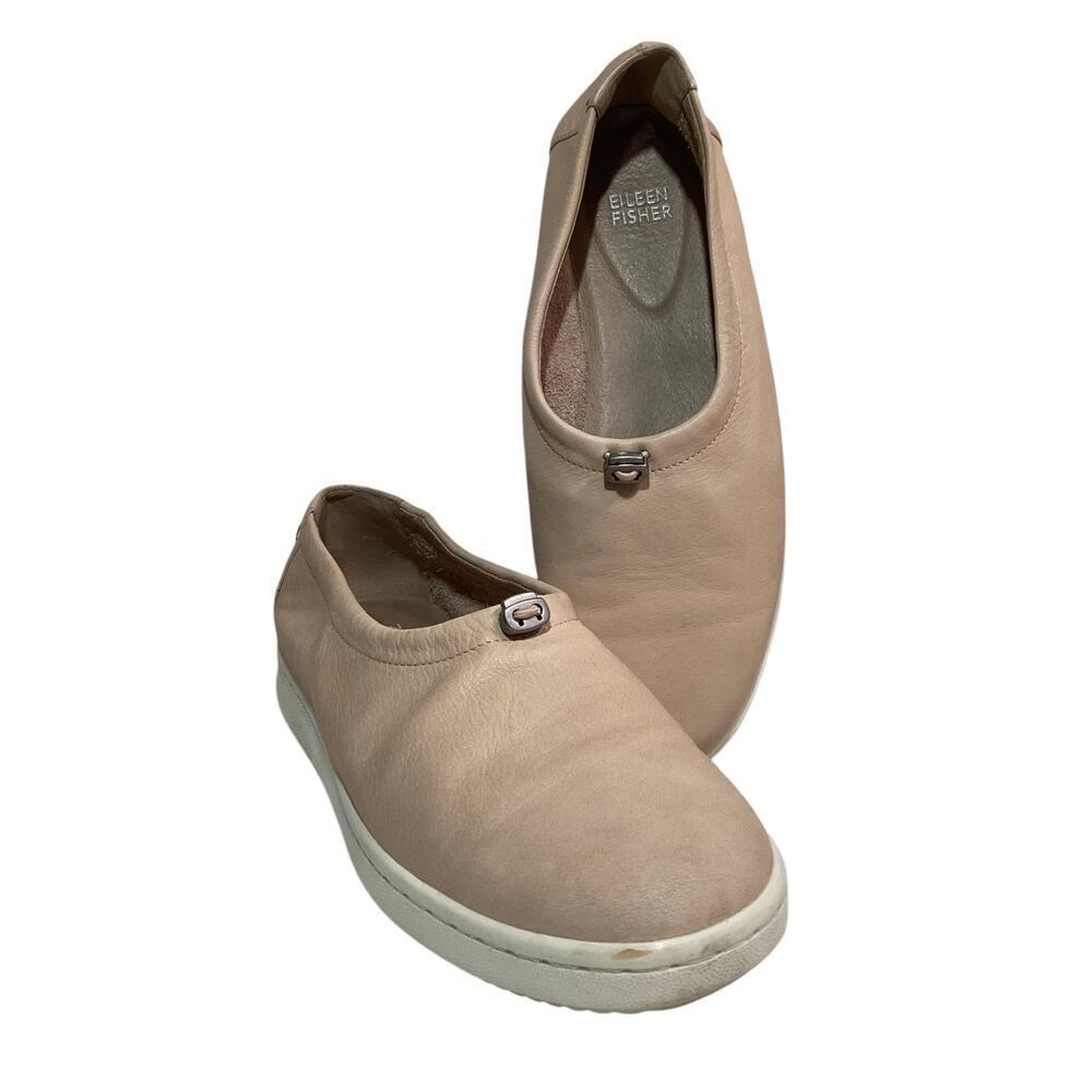 Eileen Fisher Sydney slip-on sneakers in a blush pink women’s‎ size 7.5